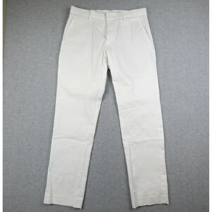 Tommy Hilfiger Mens Chino Pants White Straight Fit Stretch Casual Dress 30X30